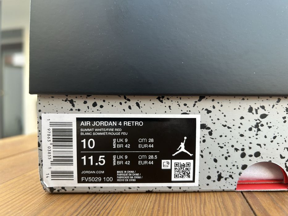 Jordan 4 Retro White Cement