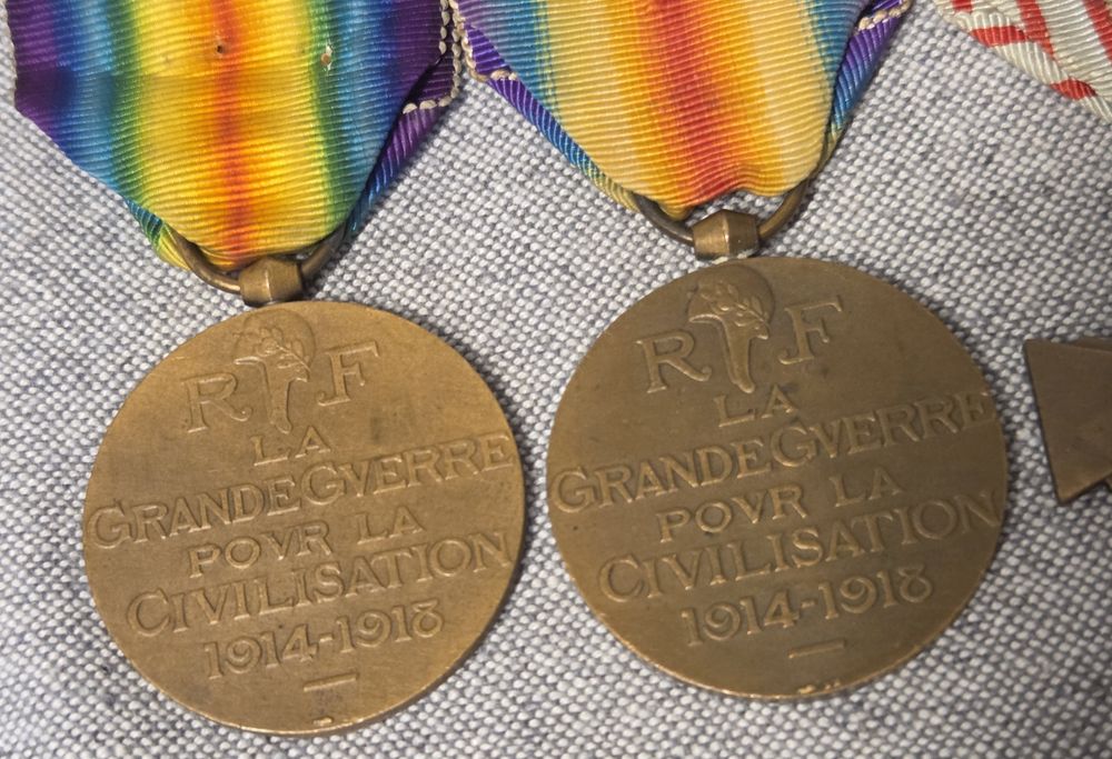 Lot medalii Franta WW1