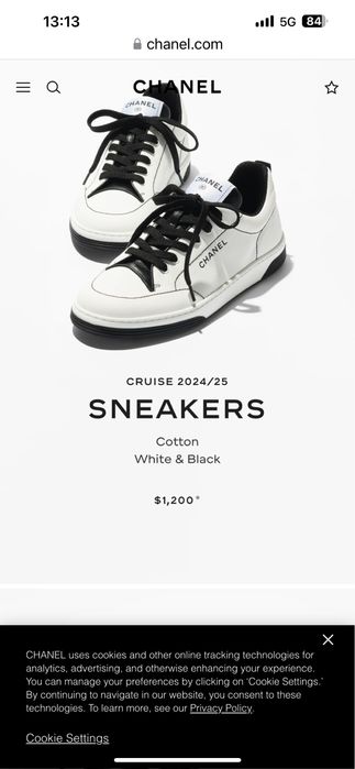 Маратонки chanel