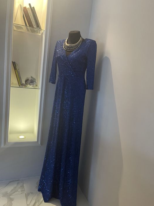 Электро синее платье Romantic