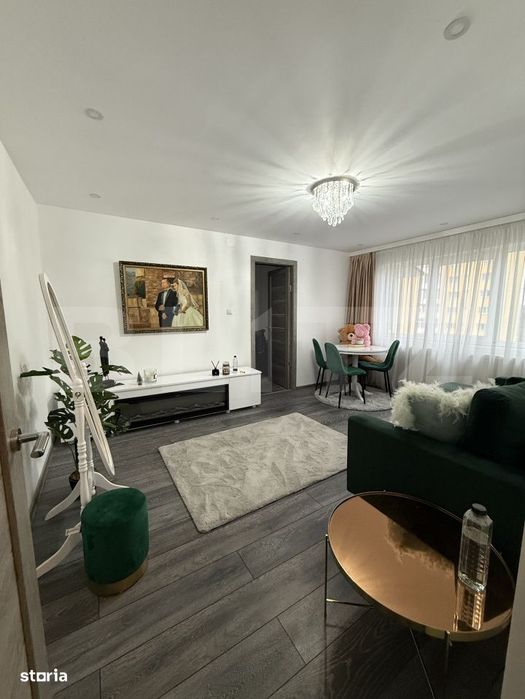 Apartament 2 cu camere, modern, zona M5 – mobilat si utilat complet