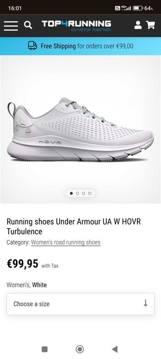 Дамски маратонки Under armour W HOVR Turbulence