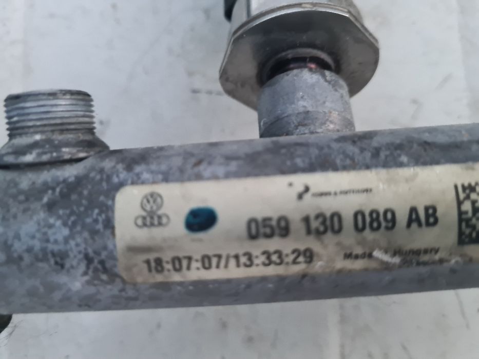 Rampă injectoare,galerie admisie turbina audi a6 4f, motor 3.0 tdi bmk