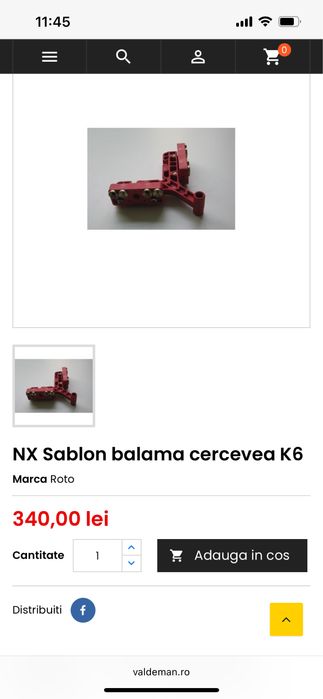 Sablon balama cercevea NX Roto