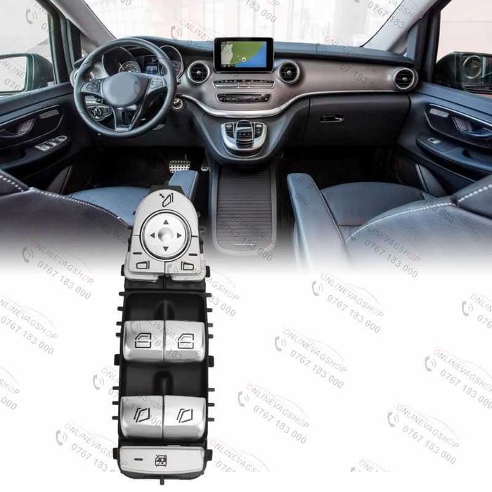 Butoane geamuri electrice Mercedes Benz Vito, Viano, V- class W447  an 2014-2021