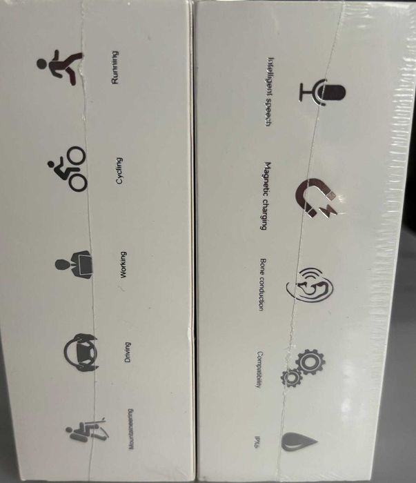 Casti sportive Bluetooth 6.0 cu microfon, usoare, cu autonomie 10 ore, rezistente la apă și transpirație-ideale pentru alergare, sală și ciclism