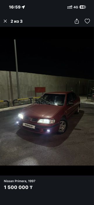 Nissan Primera p11 1997 года