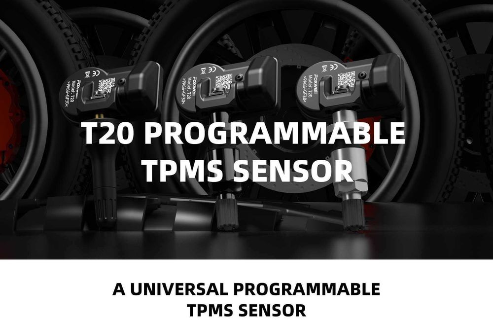 Датчик за гуми Foxwell T20, 433/315MHz, универсален, метален