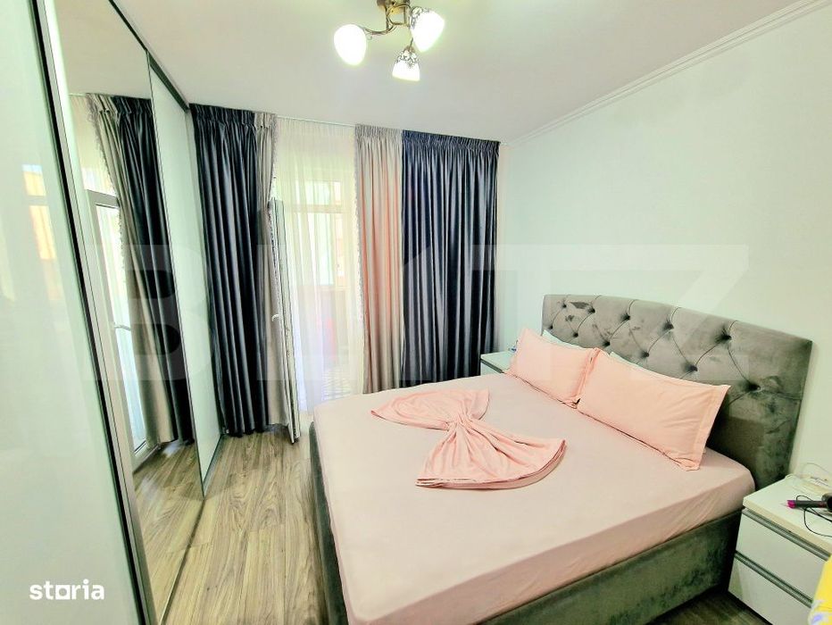 Apartament cu 3 camere, finisat modern, 62 mp, balcon, garaj, Urusagul