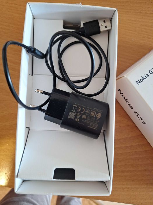 Nokia G21 (4/64GB) – Пълен пакет с оригинално зарядно
