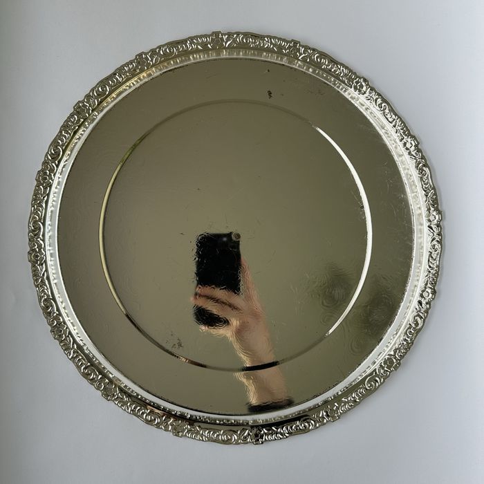 Посребрен поднос