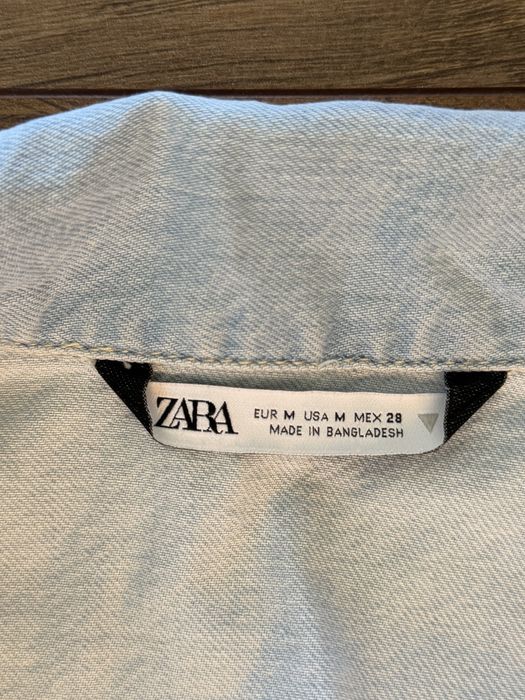 Къс дънков гащеризон Zara