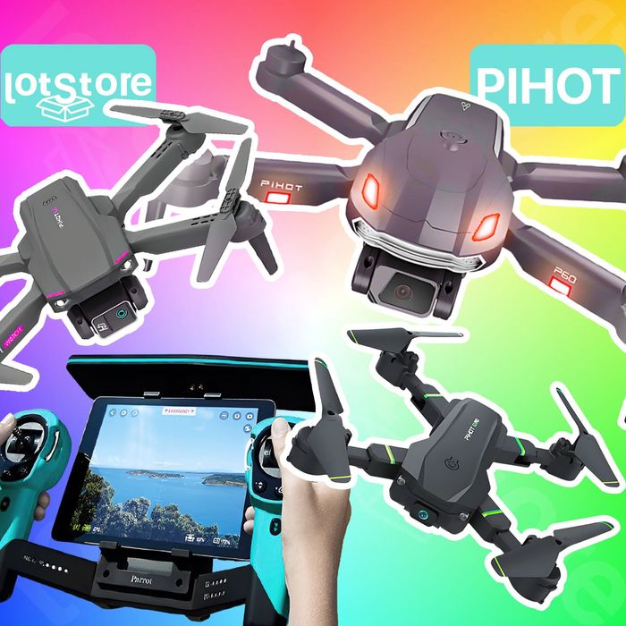 Дрон для начинающих, для детей с камерой маленький дешевый 1км 20мин