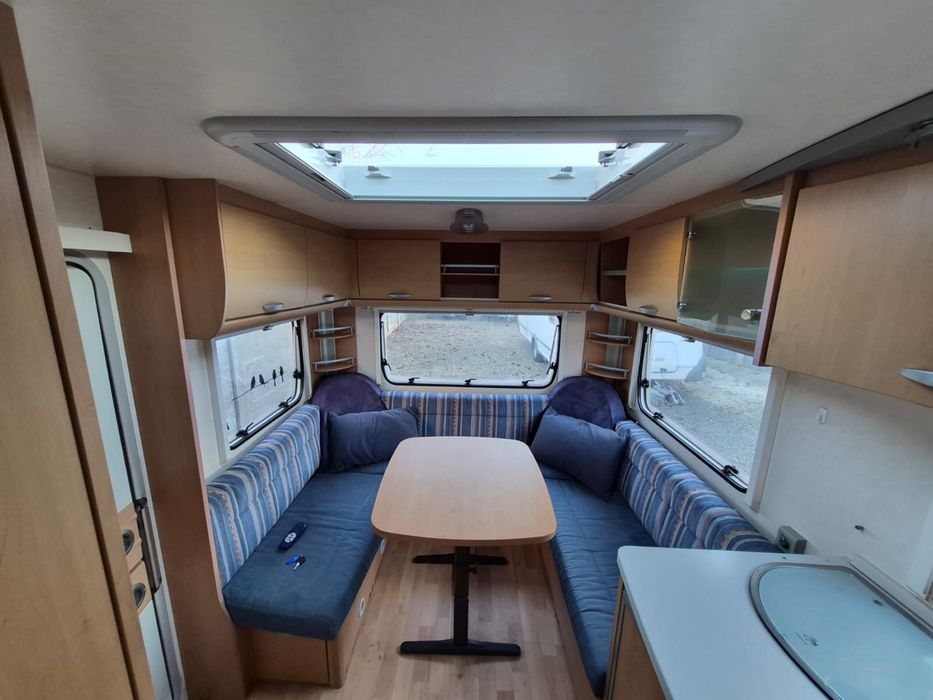 Rulota Knaus Sudwind 500,an2007,4-5 pers,Mover,fransbed,baie