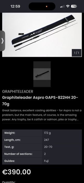 Graphiteleader aspro + saltiga