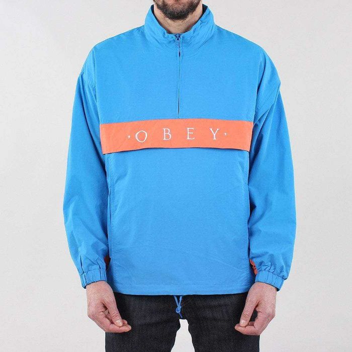 OBEY Title Anorak Jacket ОРИГИНАЛЕН анорак/ветровка - M