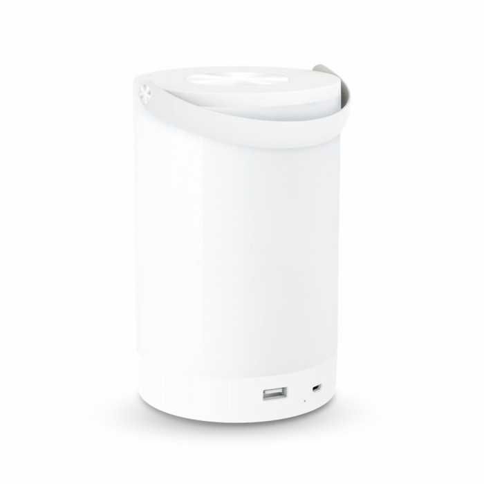 V-TAC, LED акумулаторна, къмпинг лампа Power bank, 4000K, 6W