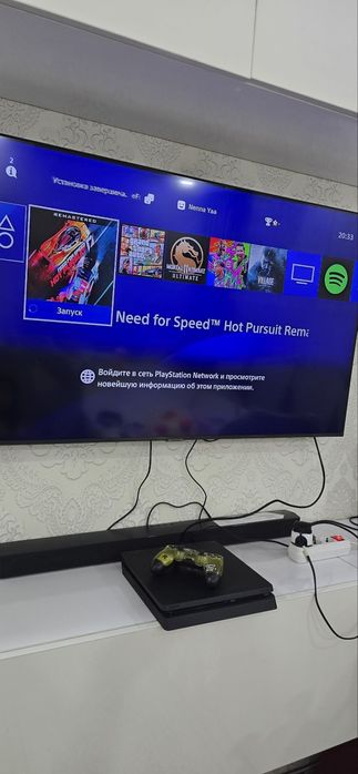 Play Station 4 slim с играми. Ойин Ичида бор