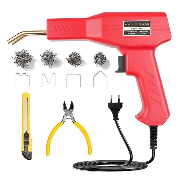 Поялник със скоби за лепене на брони и пластмасови елементи