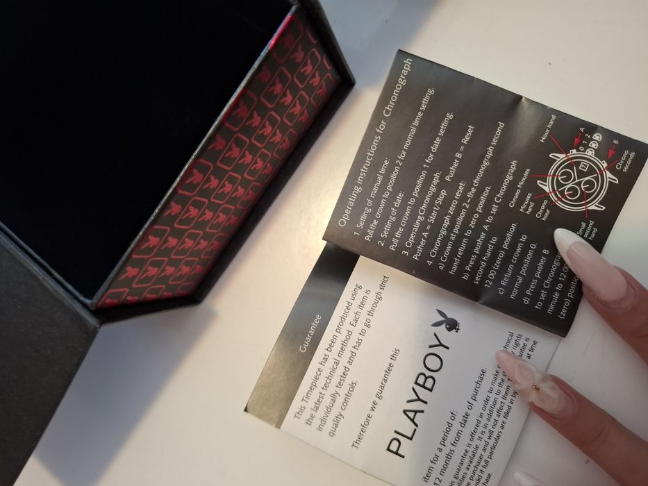 Дамски розов часовник play boy