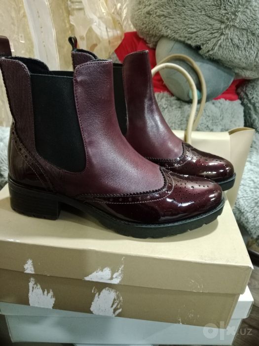 Сапоги женские кожаные