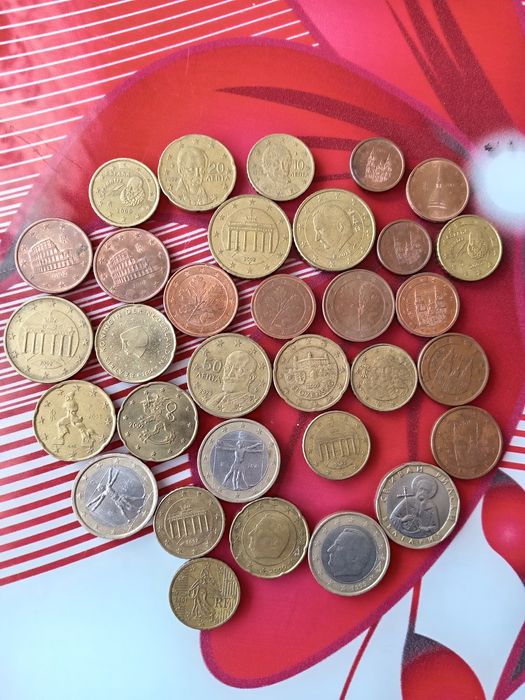 Vând Monede  rare euro din 1999,2002