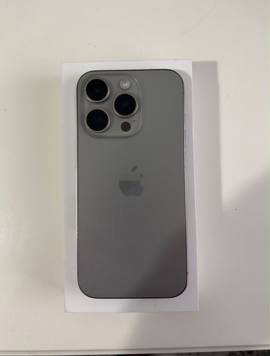 Iphone 15 Pro, Natural Titanium, 128 gb, neverlocked