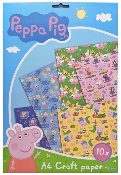 Креативен комплект ХАРТИЯ , Peppa Pig, Paw patrol , 10 ЛИСТА