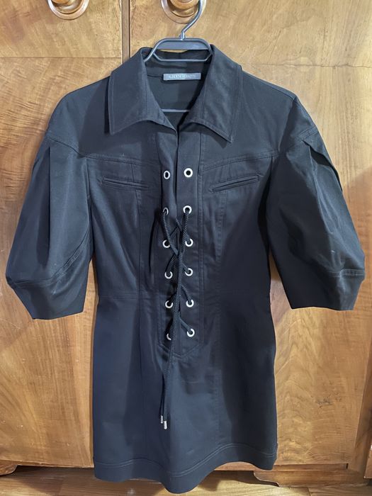 Черна рокля Alberta Ferretti