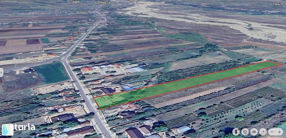 Proprietate industrială  de vânzare   11.574 mp teren, acces TIR-A7