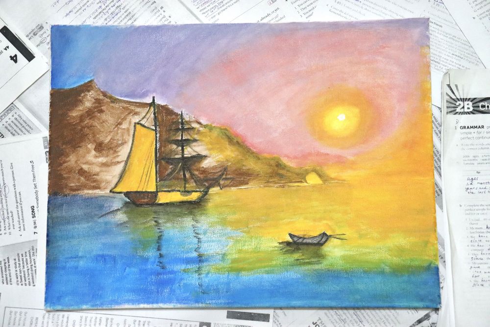 Картины акрилом