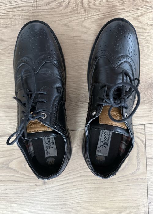 Pantofi Piele ORIGINAL PENGUIN Brogue Negru Barbati | Marime 42