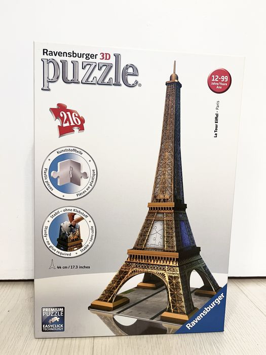 Пъзел Айфеловата кула Ravensburger 3D