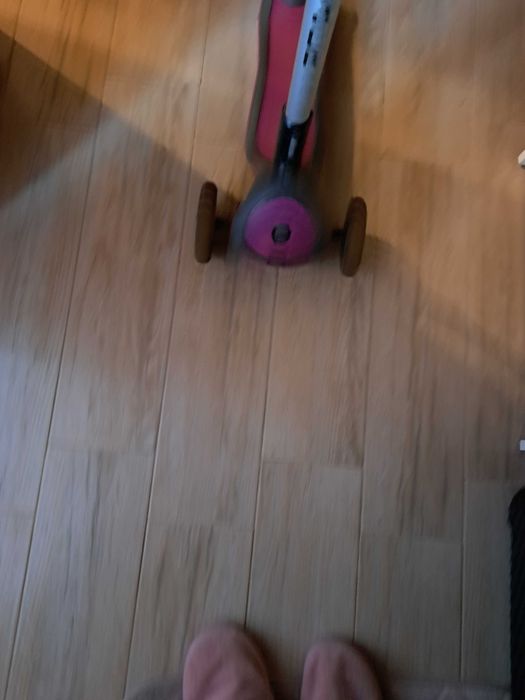 Тротинетка със светещи гуми Glober за момиче,сгъваема