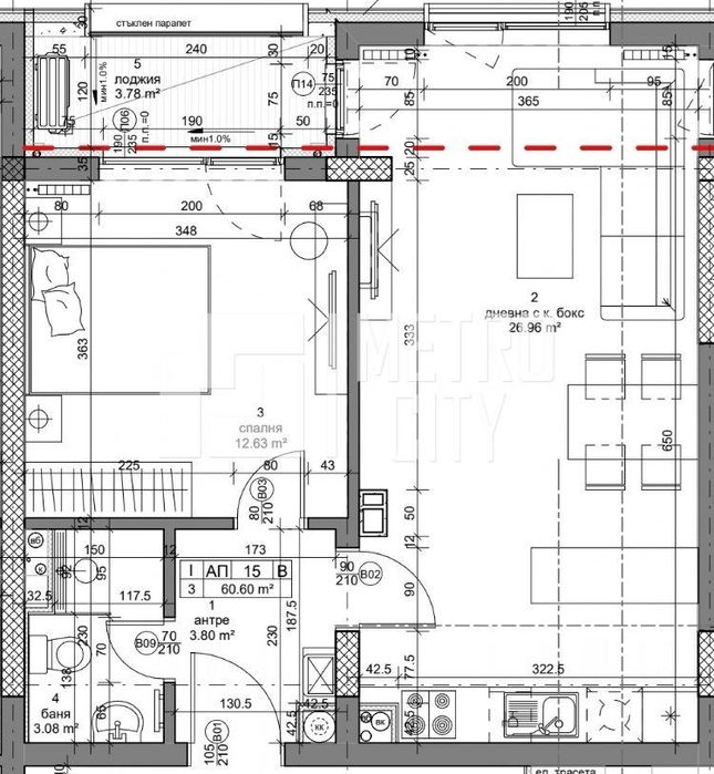 Продава се Двустаен апартамент в София, Кръстова вада - 71 кв.м за 1617 €/кв.м - Снимка #9