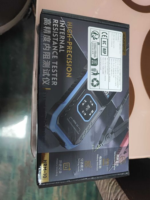 Tester FNIRSI HRM-10 rezistenta interna baterii li-ion, lifepo4, pb-acid