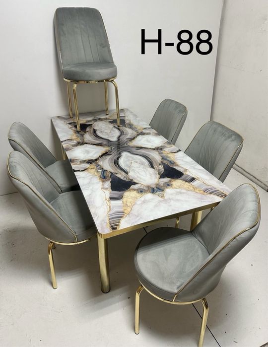 Маса ТРАПЕЗНА и 6 стола