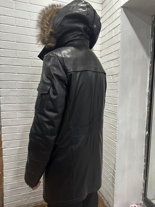 Дубленка кожанная