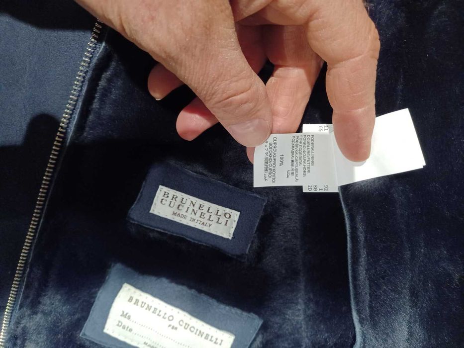 Мъжко яке BRUNELLO COCINELLI 100% вълна.. Чисто ново.
