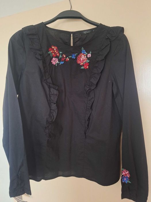 Дамска черна риза  MOHITO  colektion