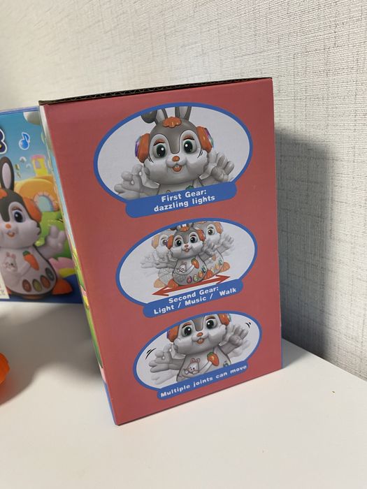 Танцуващо зайче с музика и светлина, заек