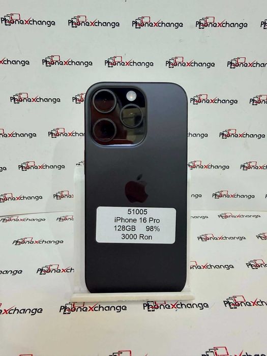 iPhone 16 Pro Black Neverlocked 128GB  51005