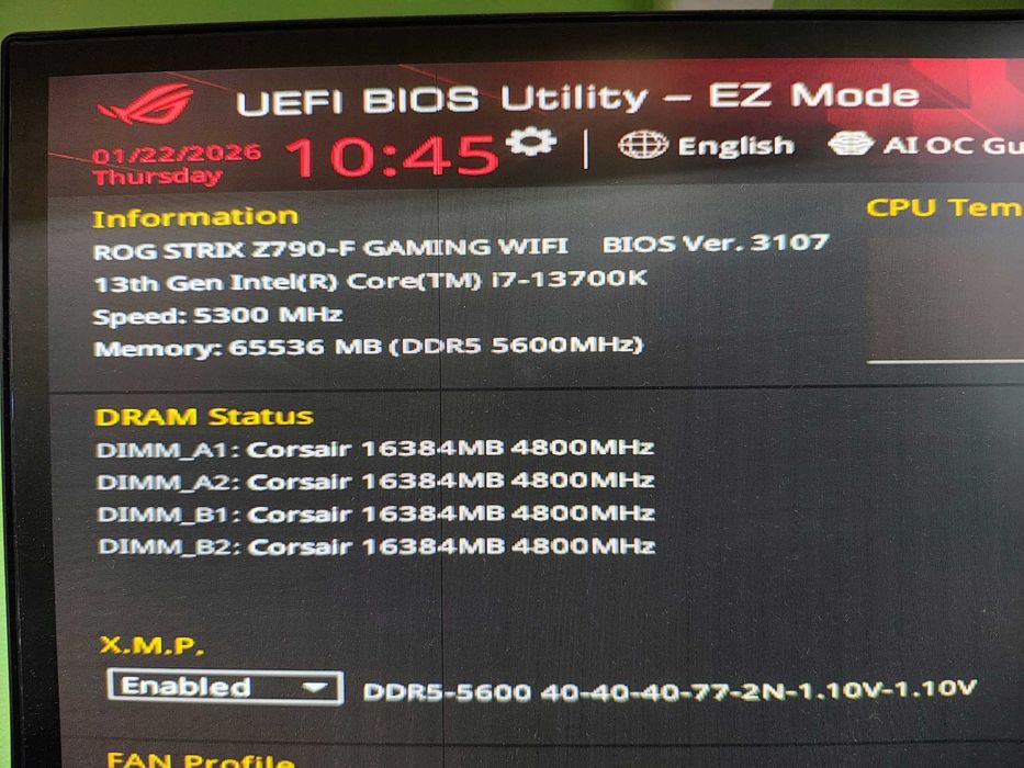 Placa de baza ASUS STRIX Z790-F GAMING WIFI, DDR 5 Socket 1700.