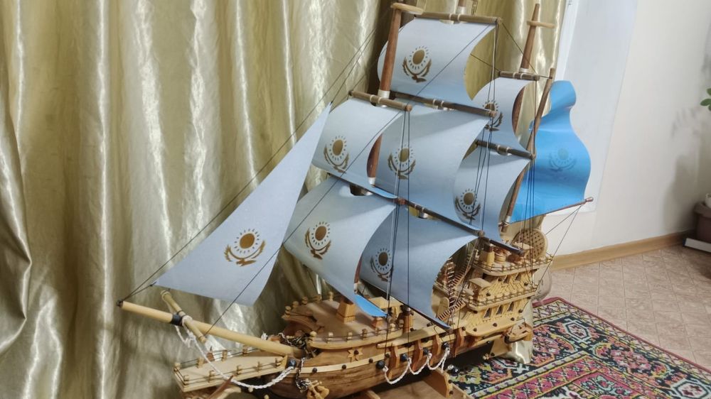 Корабль ручная работа
