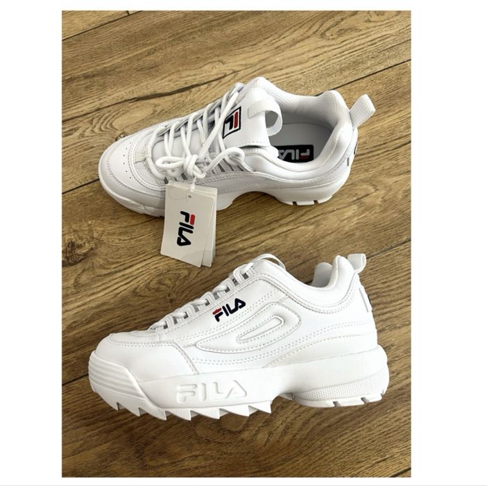 Fila кроссовки оригинал 38 размер женские мужские белые
