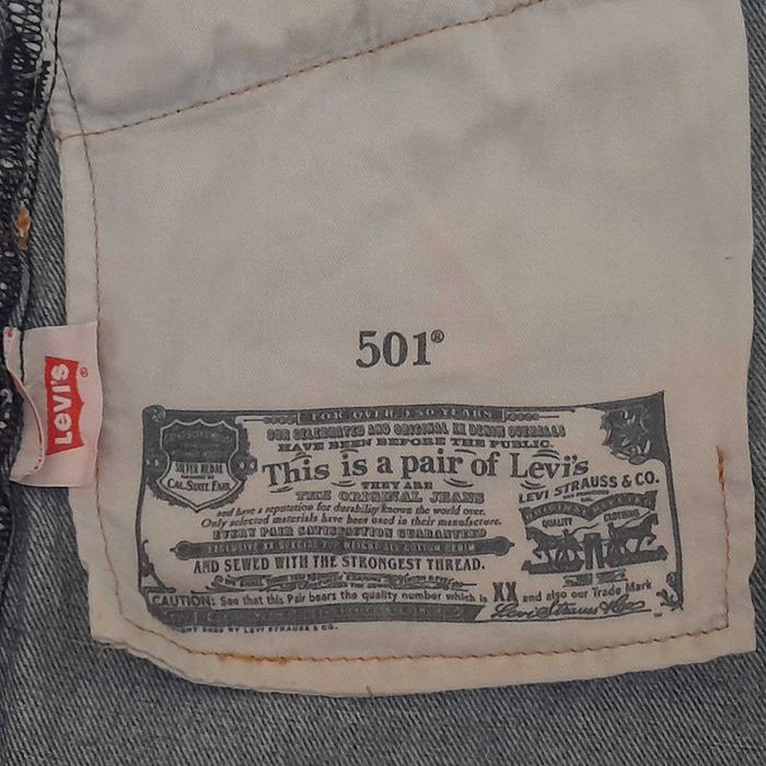 Джинсы Levis 501 / W36 L36 / Made in Vietman
