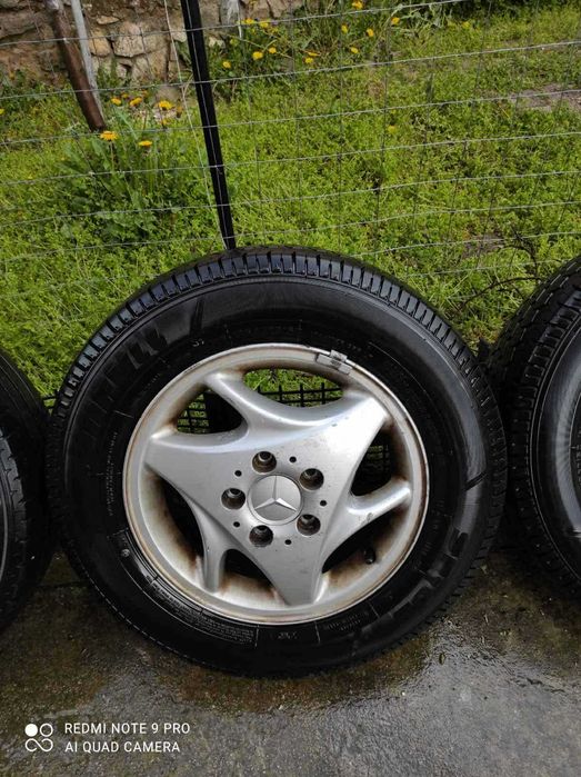 Бусови гуми Sunfull SF-05 195/70 R15 104R и джанти за мерцедес