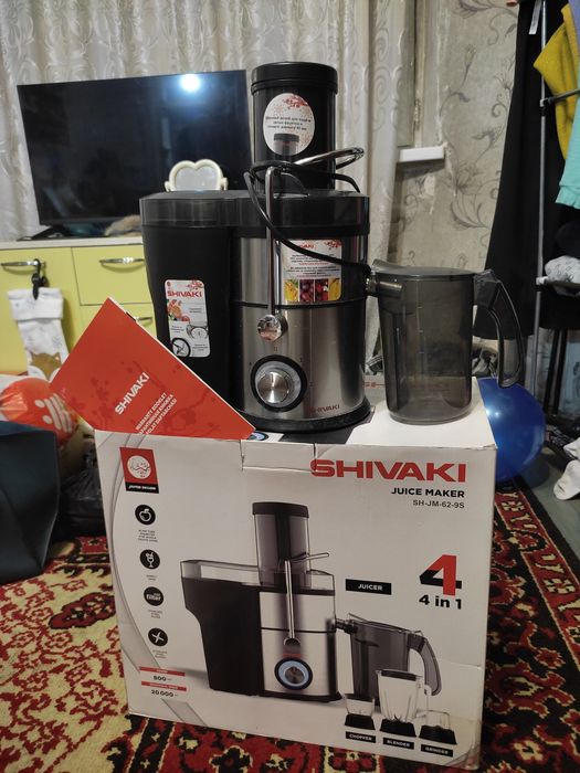 Соковыжималка 4 в 1 кофемолка, блендер и чоппер