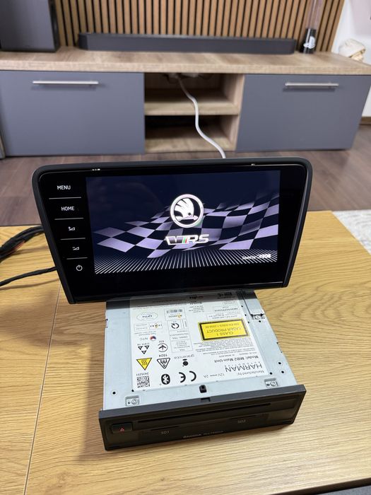 Kit Navigație MIB2 High Harman Skoda octavia 3 Display Sticlă 9.2 | CP OFF | CarPlay | Hărți 2026