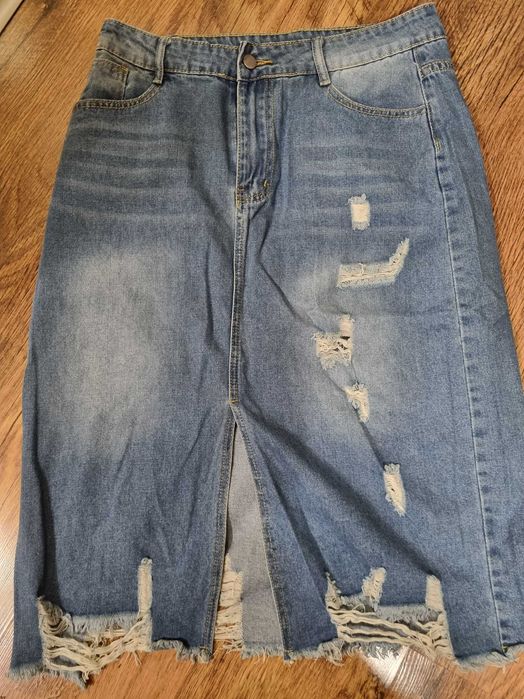 дамска дънкова пола